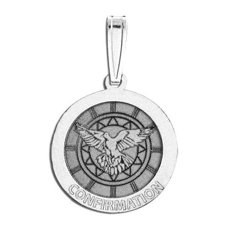 Sterling Silver Confirmation Medal - Holy Spirit