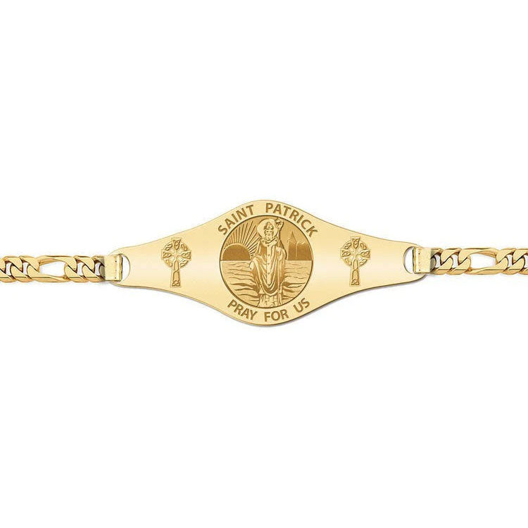 Saint Patrick Bracelet with Celtic Crosses