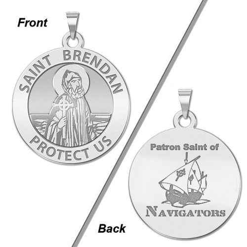 Saint Brendan Double Sided Navigator Medal