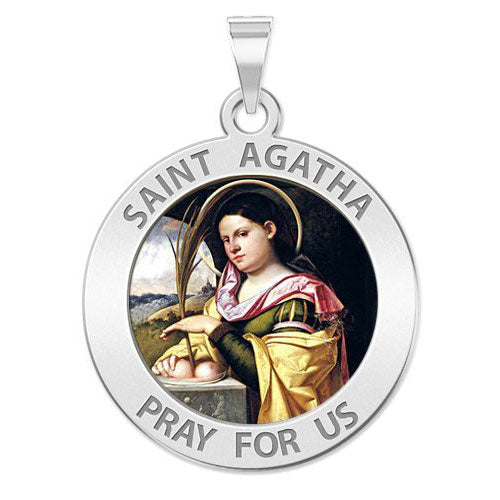 Saint Agatha Medal "Color"