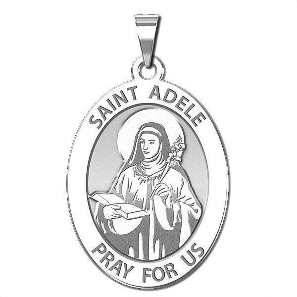 Saint Adele Oval Medal