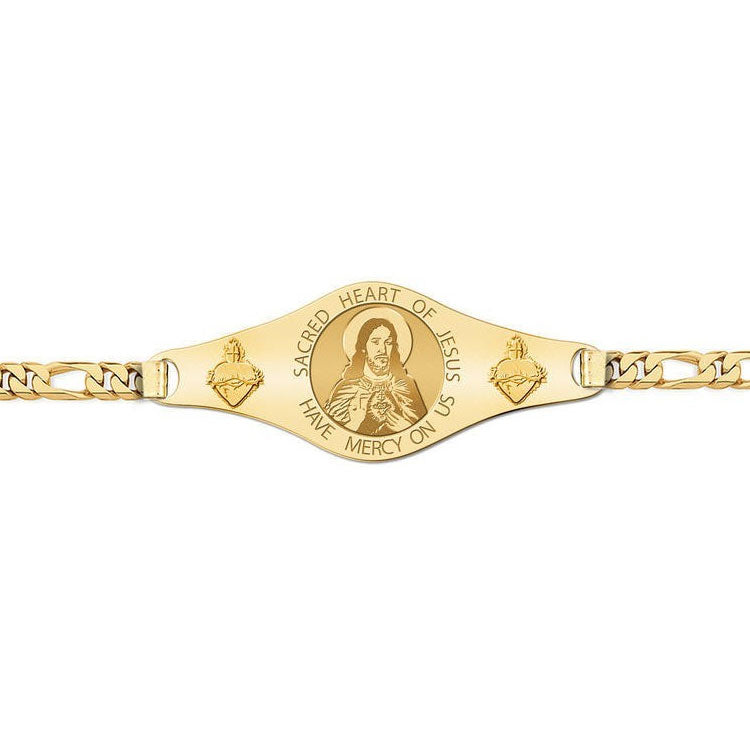 Sacred Heart of Jesus Bracelet with Sacred Hearts