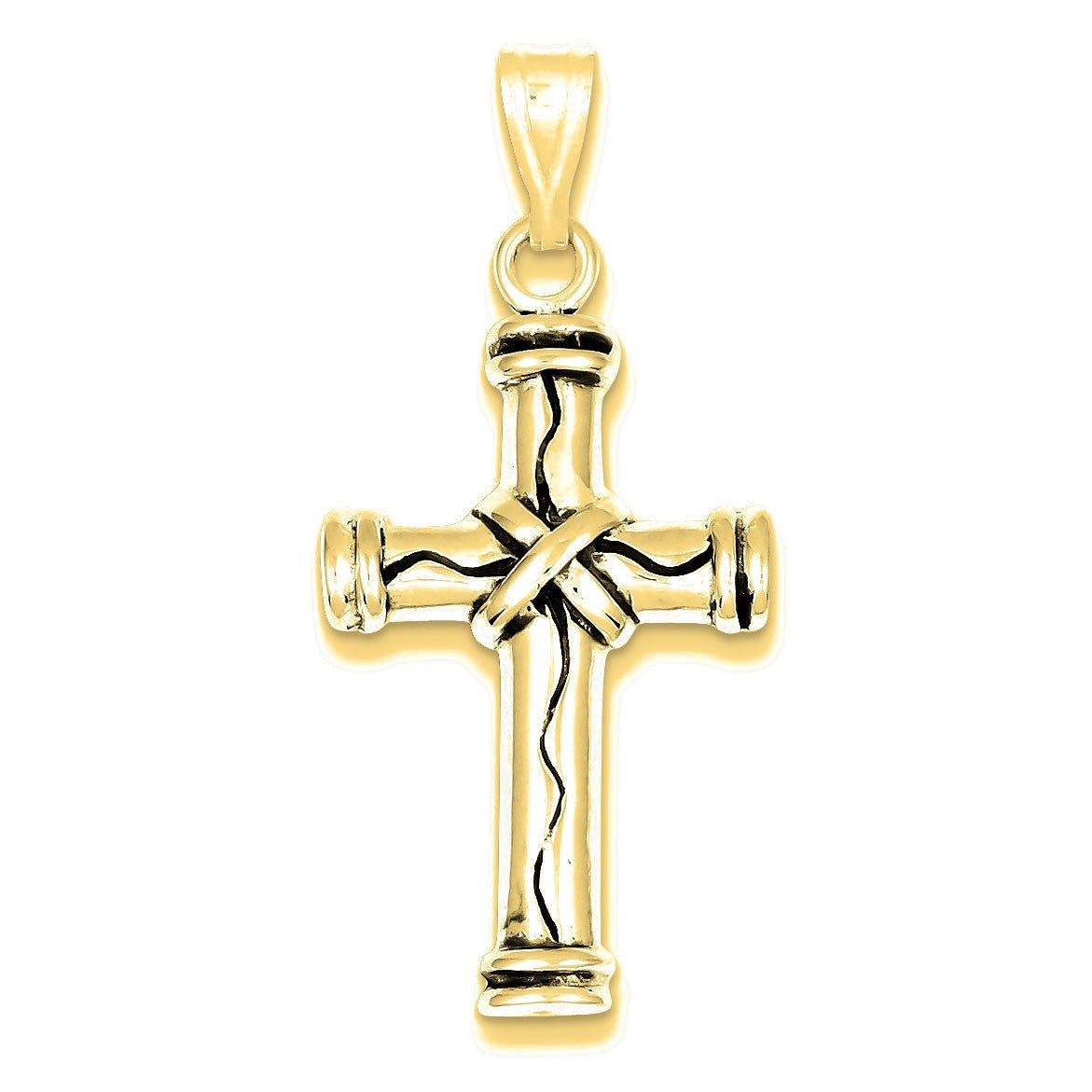 Antique Cross Pendant - Gold