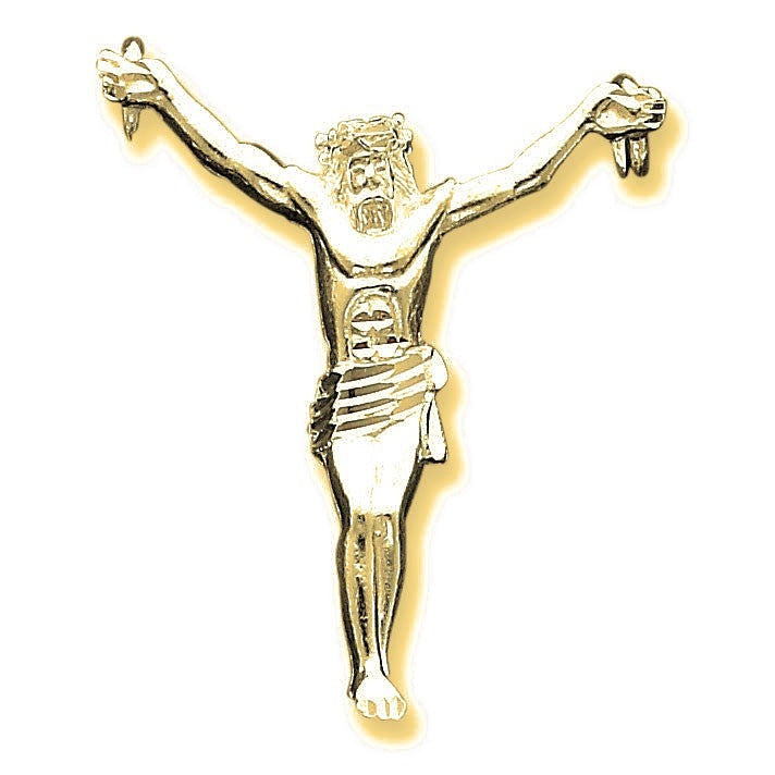 Corpus (Crucified Christ) Pendant - Gold