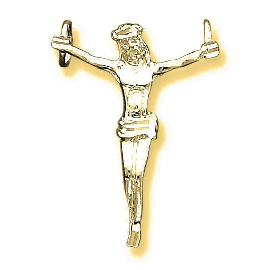 Corpus (Crucified Christ) Pendant - Gold