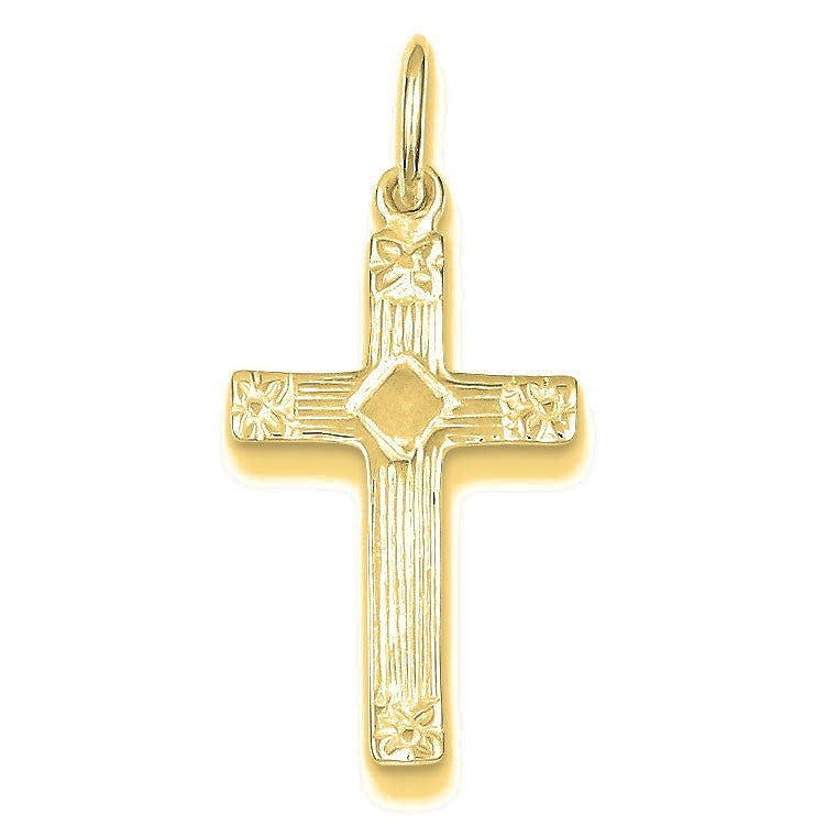 Cross Charm - Gold