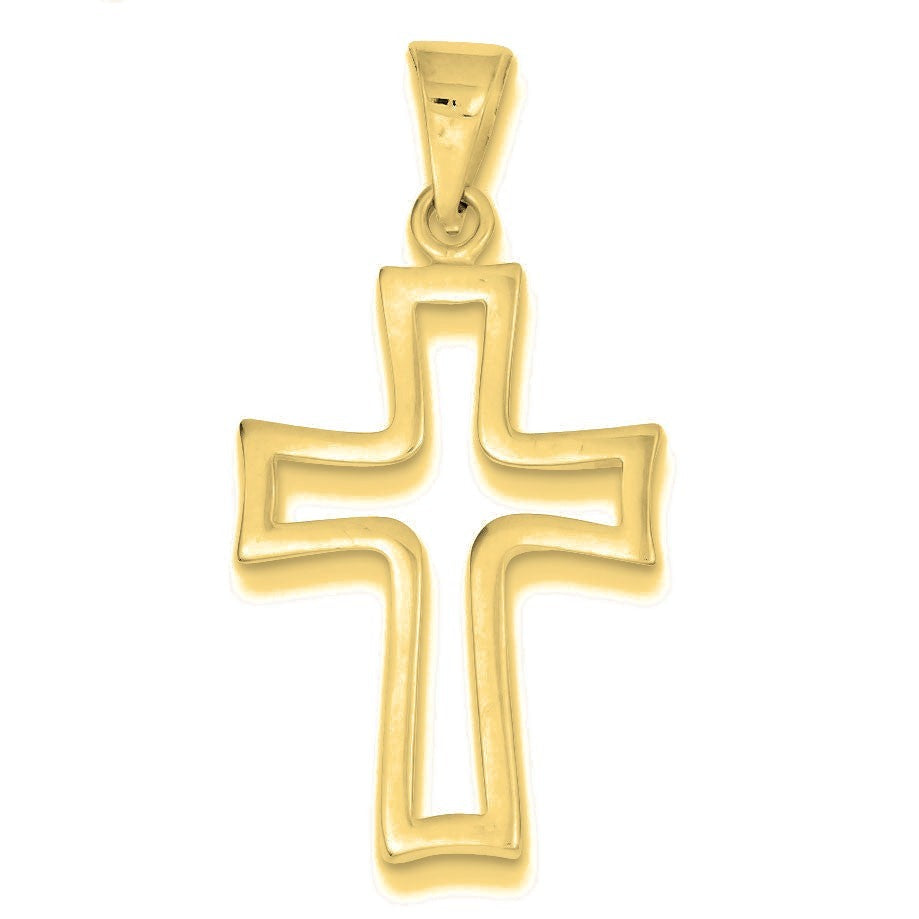 Cross Charm - Gold