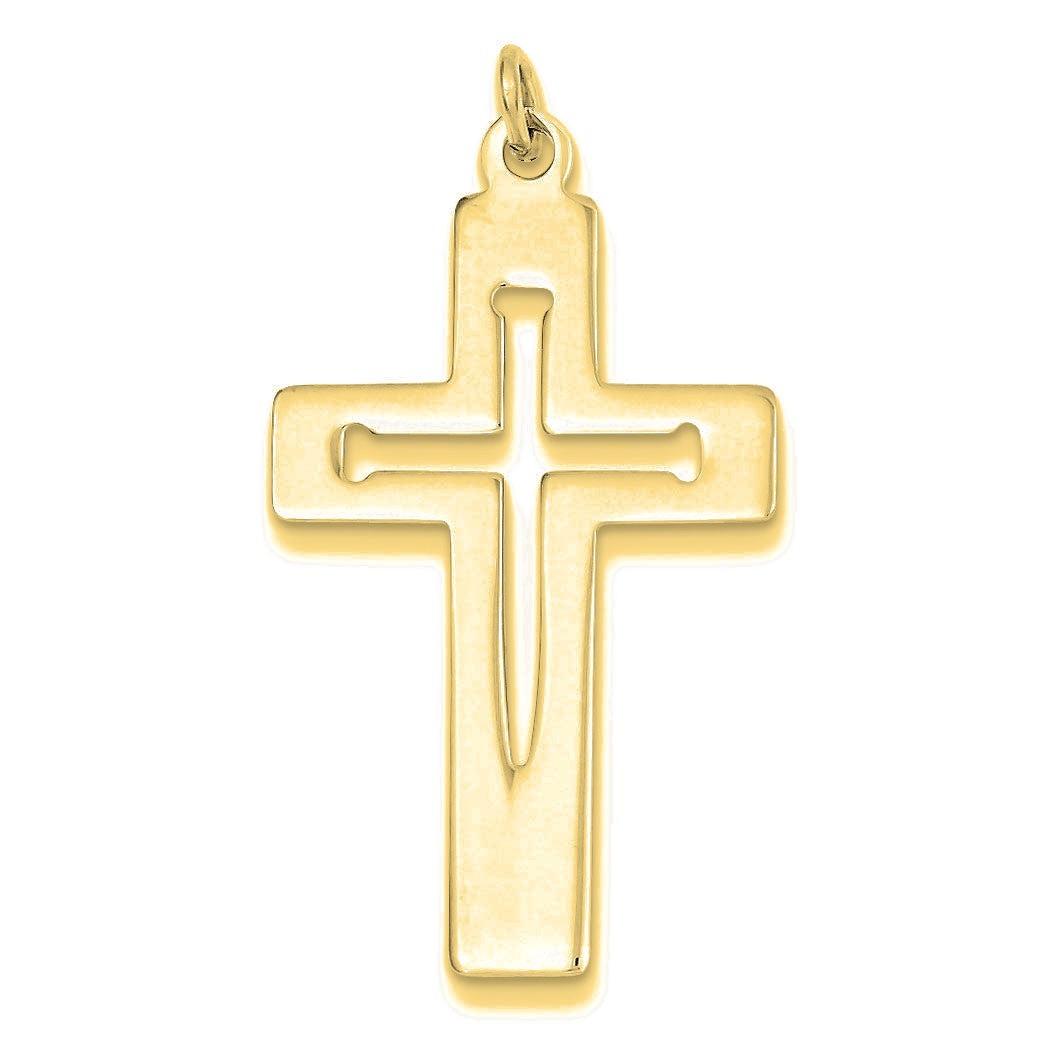 Cross Pendant - Gold