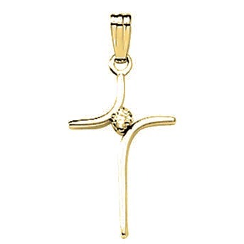 Cross Pendant - Gold