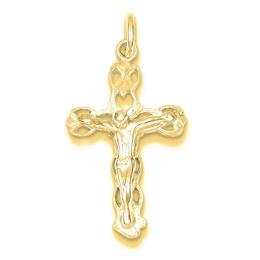 Crucifix Charm - Gold