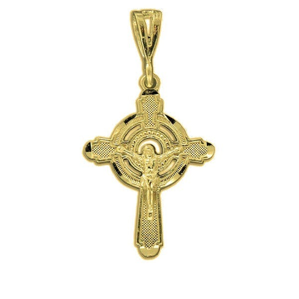 Crucifix Cross Pendant - Gold