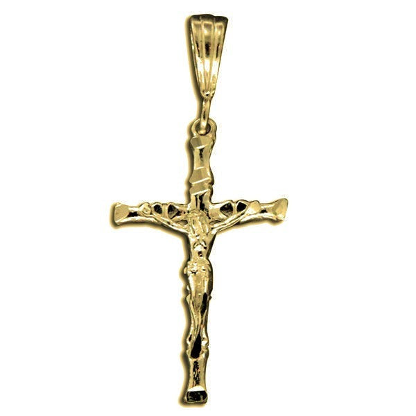 Crucifix Cross Pendant - Gold
