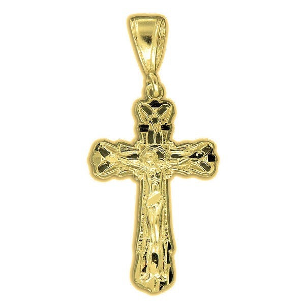 Crucifix Cross Pendant - Gold