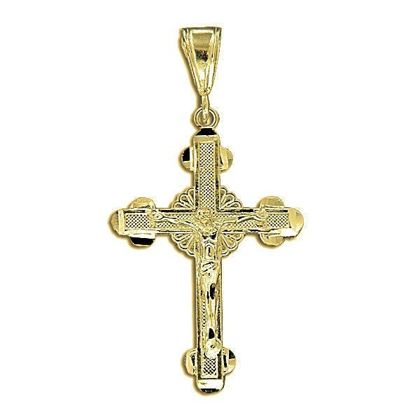 Crucifix Cross Pendant - Gold