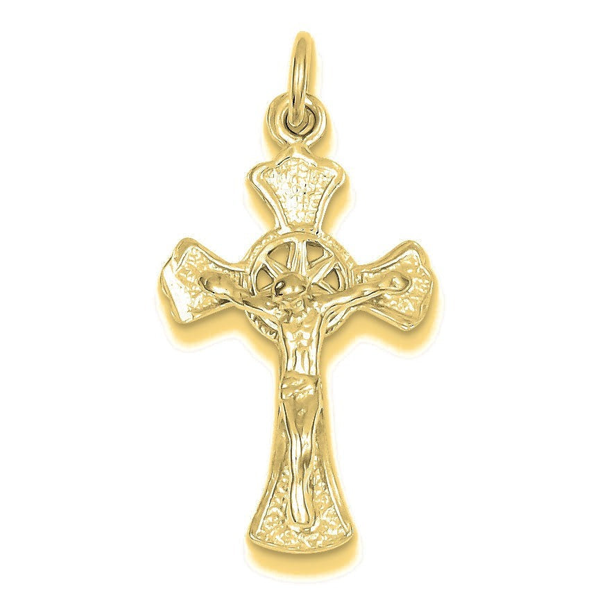 Crucifix Pendant - Gold