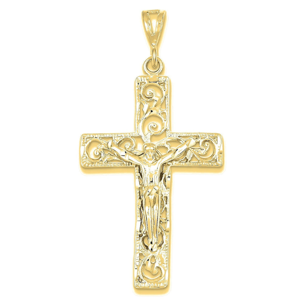 Crucifix Pendant - Gold