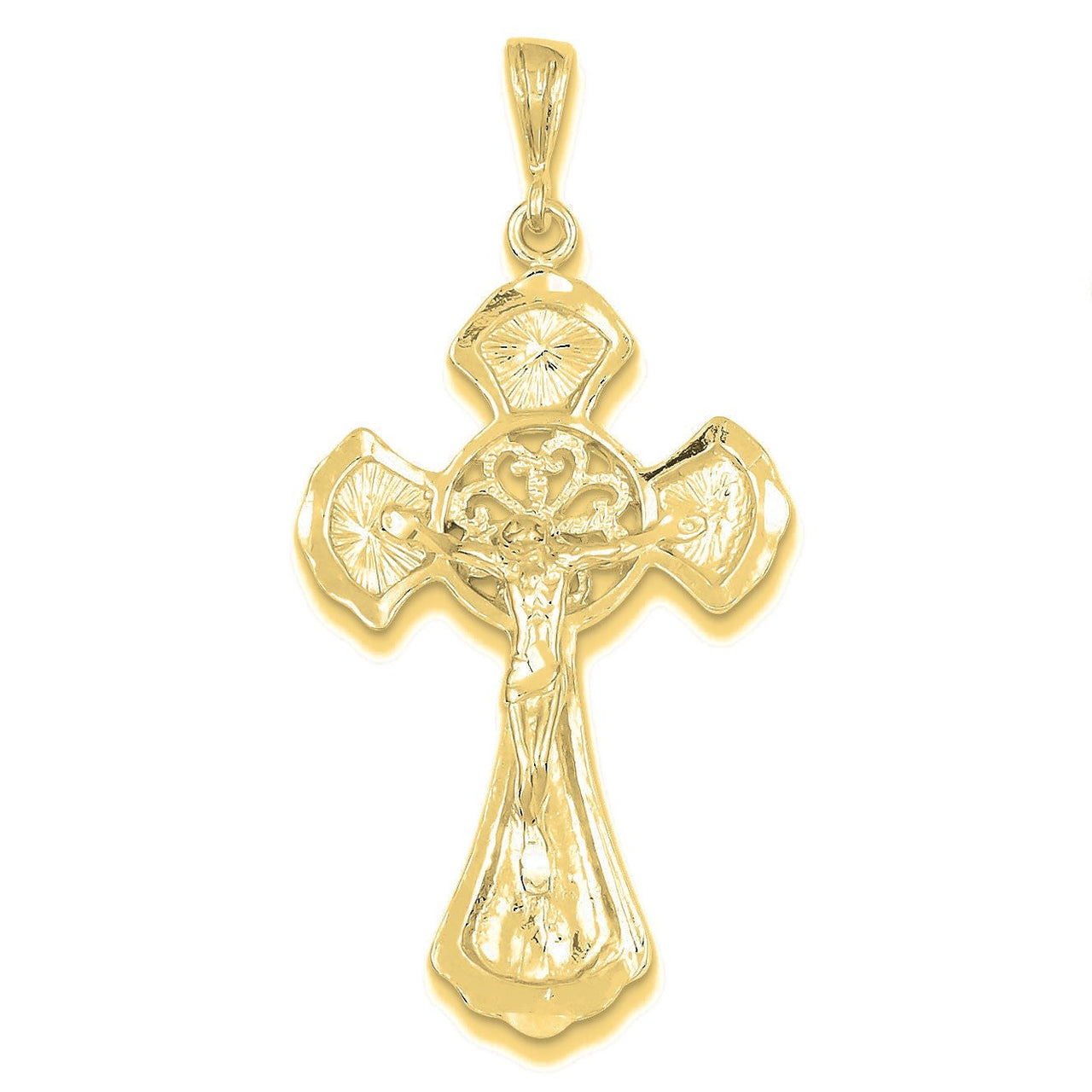 Crucifix Pendant - Gold
