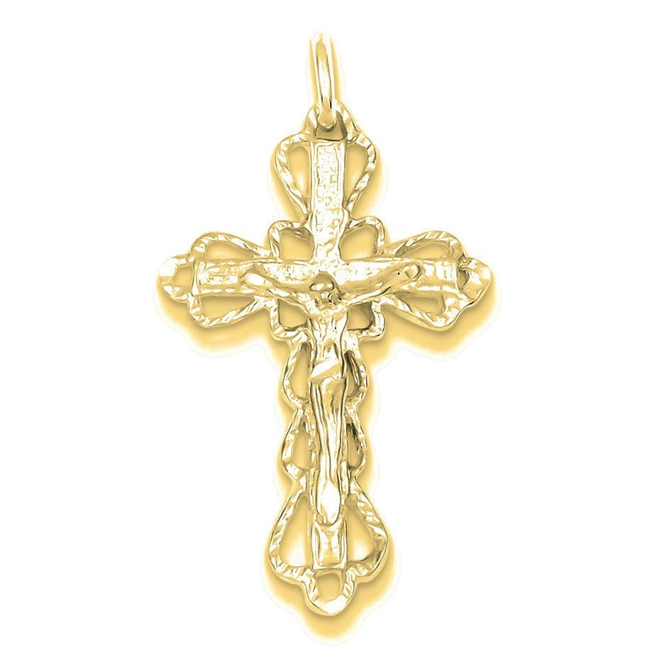 Crucifix Pendant - Gold