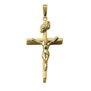 Crucifix Pendant - Gold