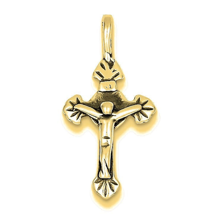INRI Crucifix Charm - Gold