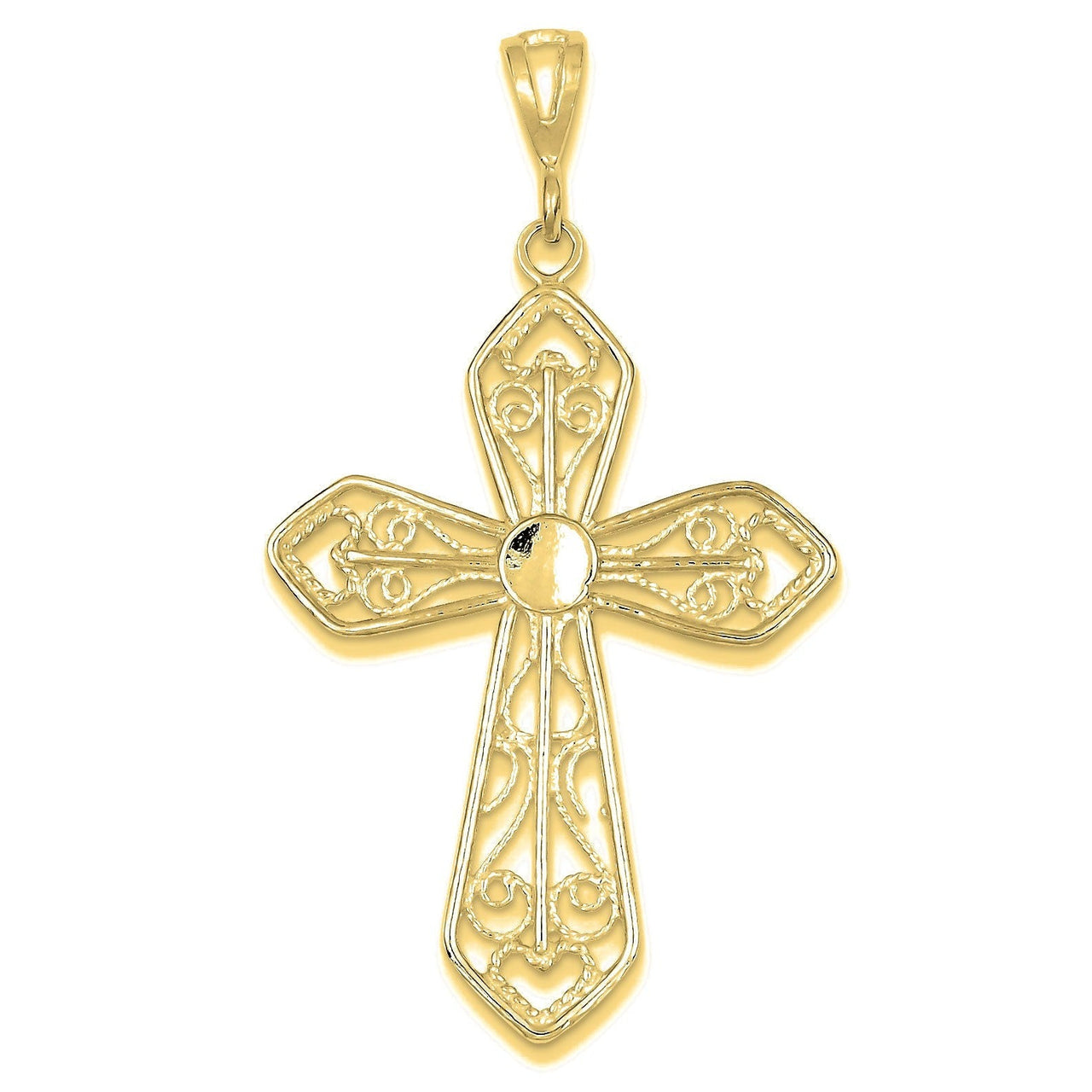 Passion Cross Pendant - Gold