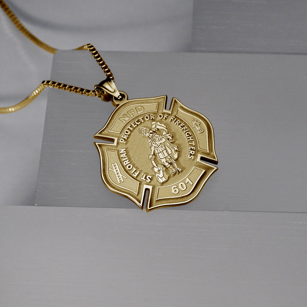 Customized Saint Florian Medal