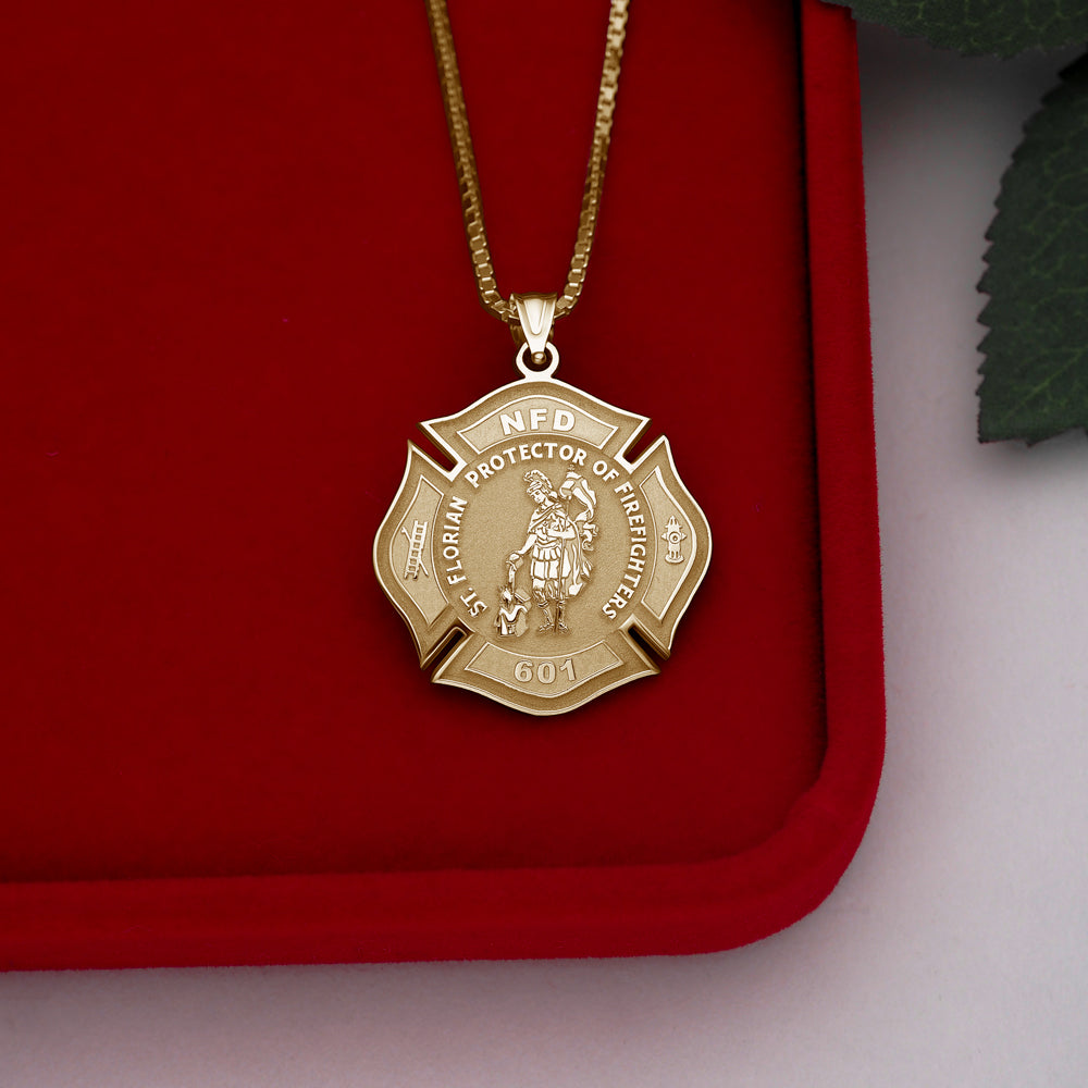 Customized Saint Florian Medal