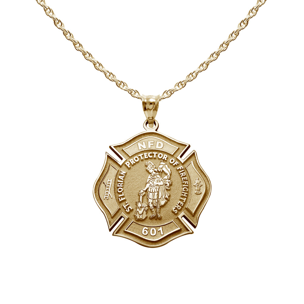 Customized Saint Florian Medal