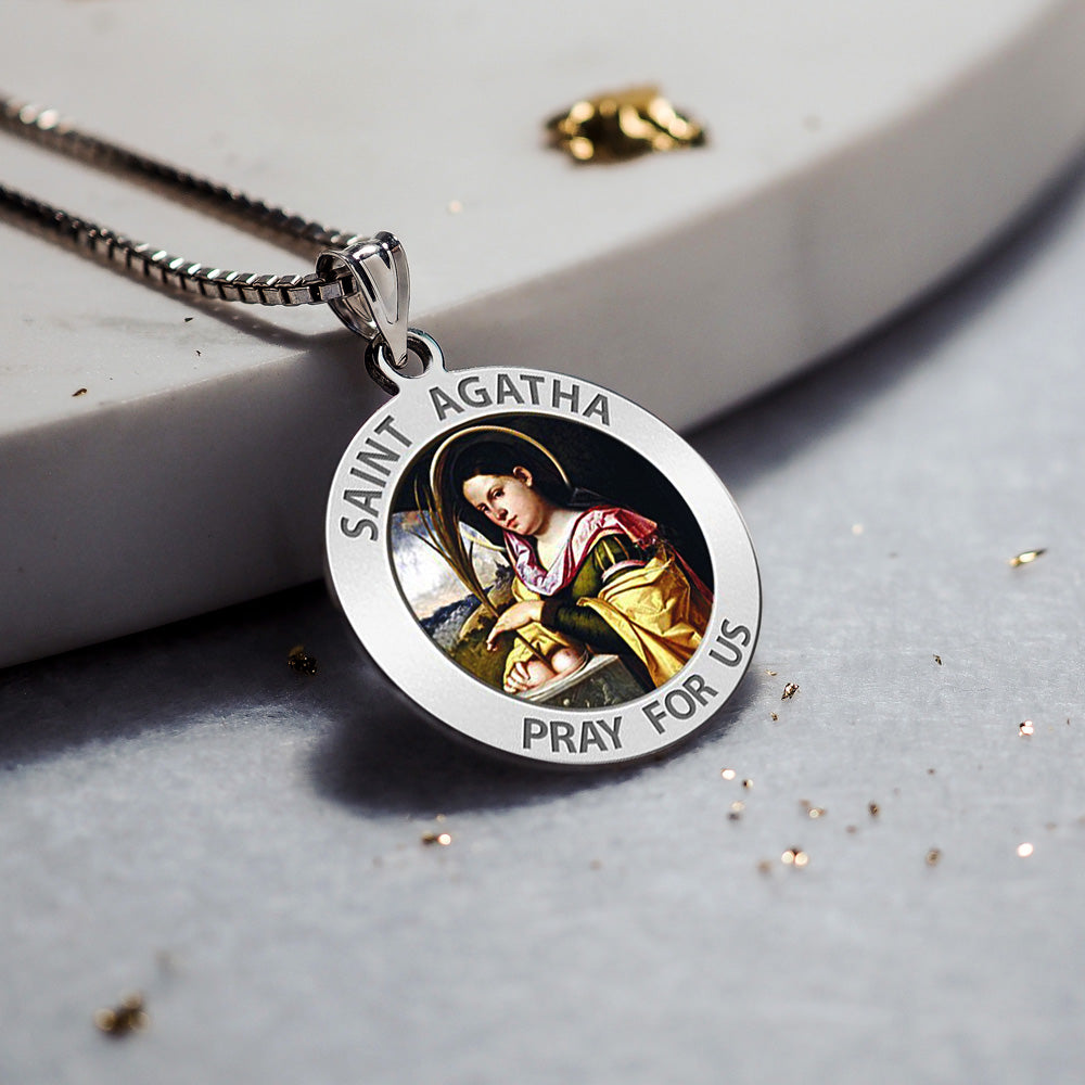 Saint agatha sales of sicily pendant