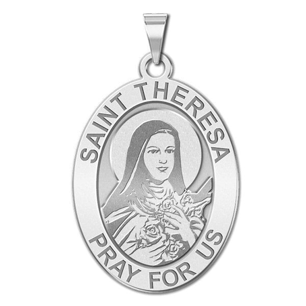 Saint Theresa - Oval Medal