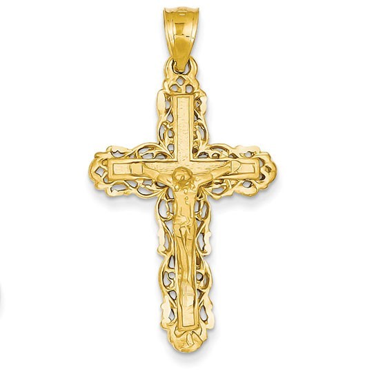 14k Crucifix Charm