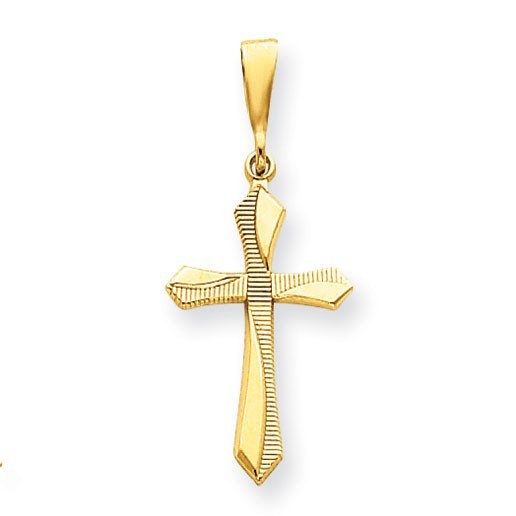14k Passion Cross Pendant