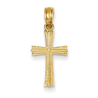 14K Cross Pendant