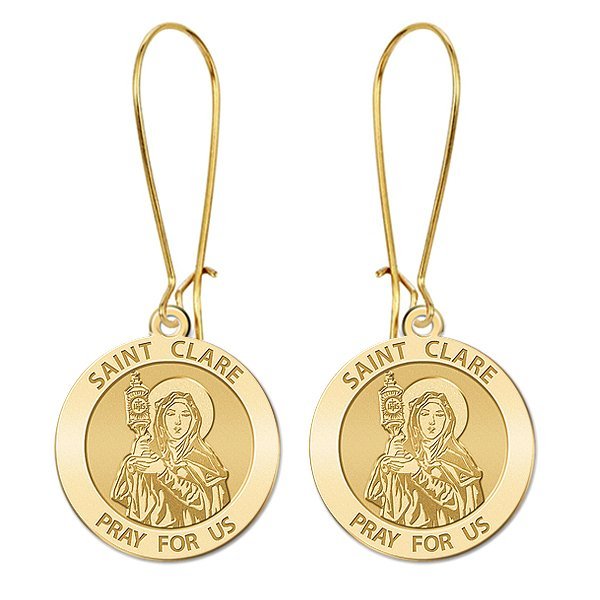Saint Clare of Assisi Earrings