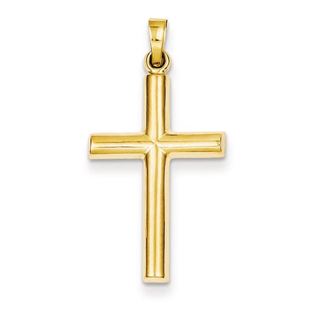14k Polished Cross Pendant