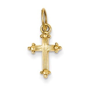 14k Small Cross Charm