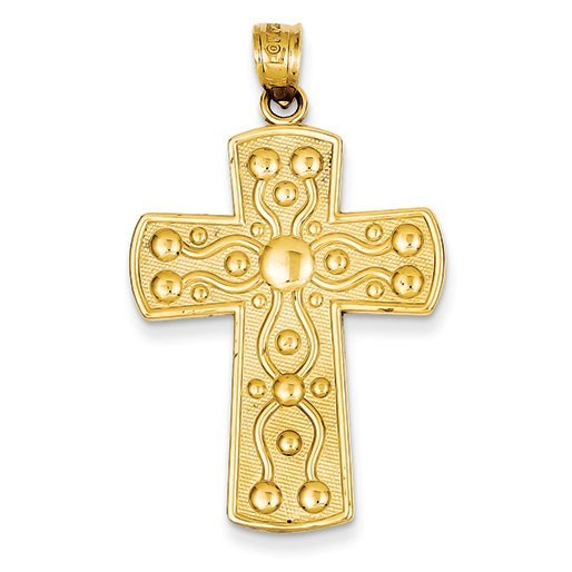 14k Cross w/Serenity Prayer Pendant