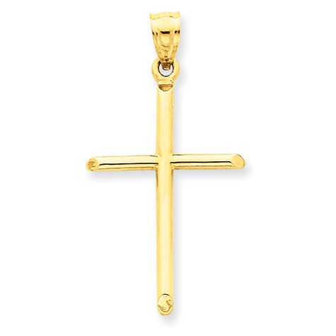 14k Polished Cross Pendant