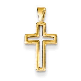14k Cross Charm