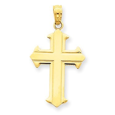 14K Passion Cross Pendant