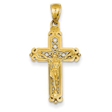 14k Crucifix Pendant
