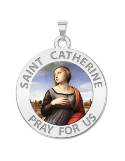 Saint Catherine of Alexandria Medal - "Color"