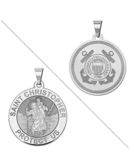 Saint Christopher Doubledside COAST GUARD Medal
