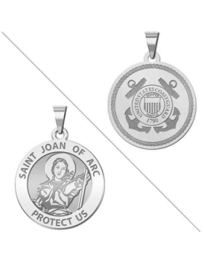 Saint Joan of Arc Doubledside COAST GUARD Medal