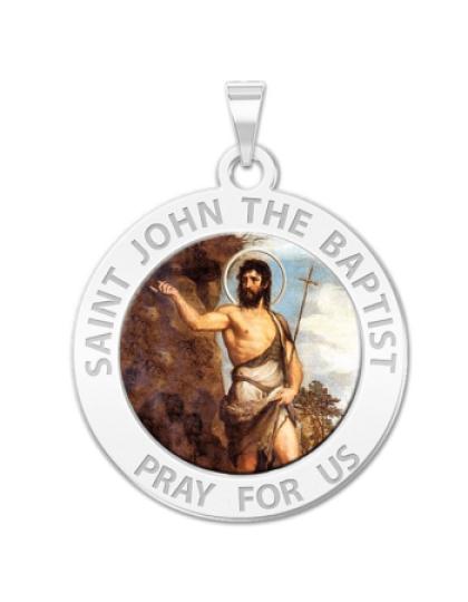 Saint John the Baptist Medal "Color"