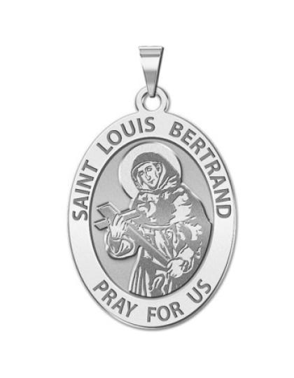 Saint Louis Bertrand OVAL Medal