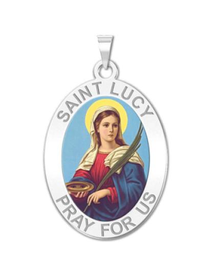Saint Lucy Medal "Color"