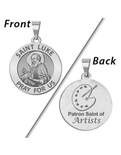 Saint Luke Double Sided Artists Medal