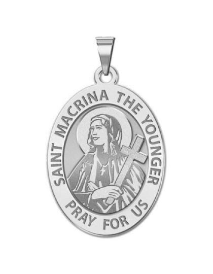 Saint Macrina the Younger Medal - Oval
