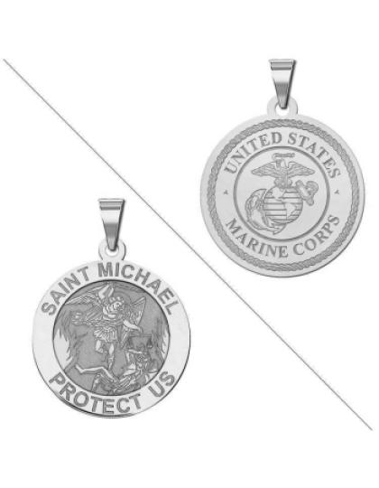 Saint Michael Doubledside MARINES Medal